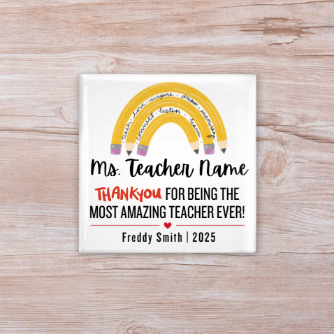 Teacher ThankYou Magnets | Each, Set of 4