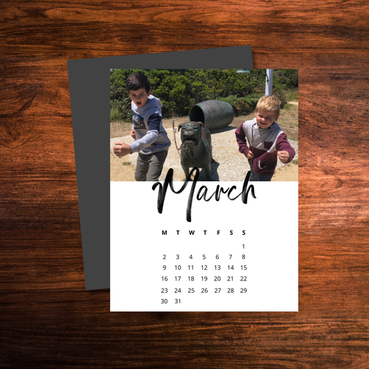 12-Month Magnetic Calendar Set (2026) | BRUSHED