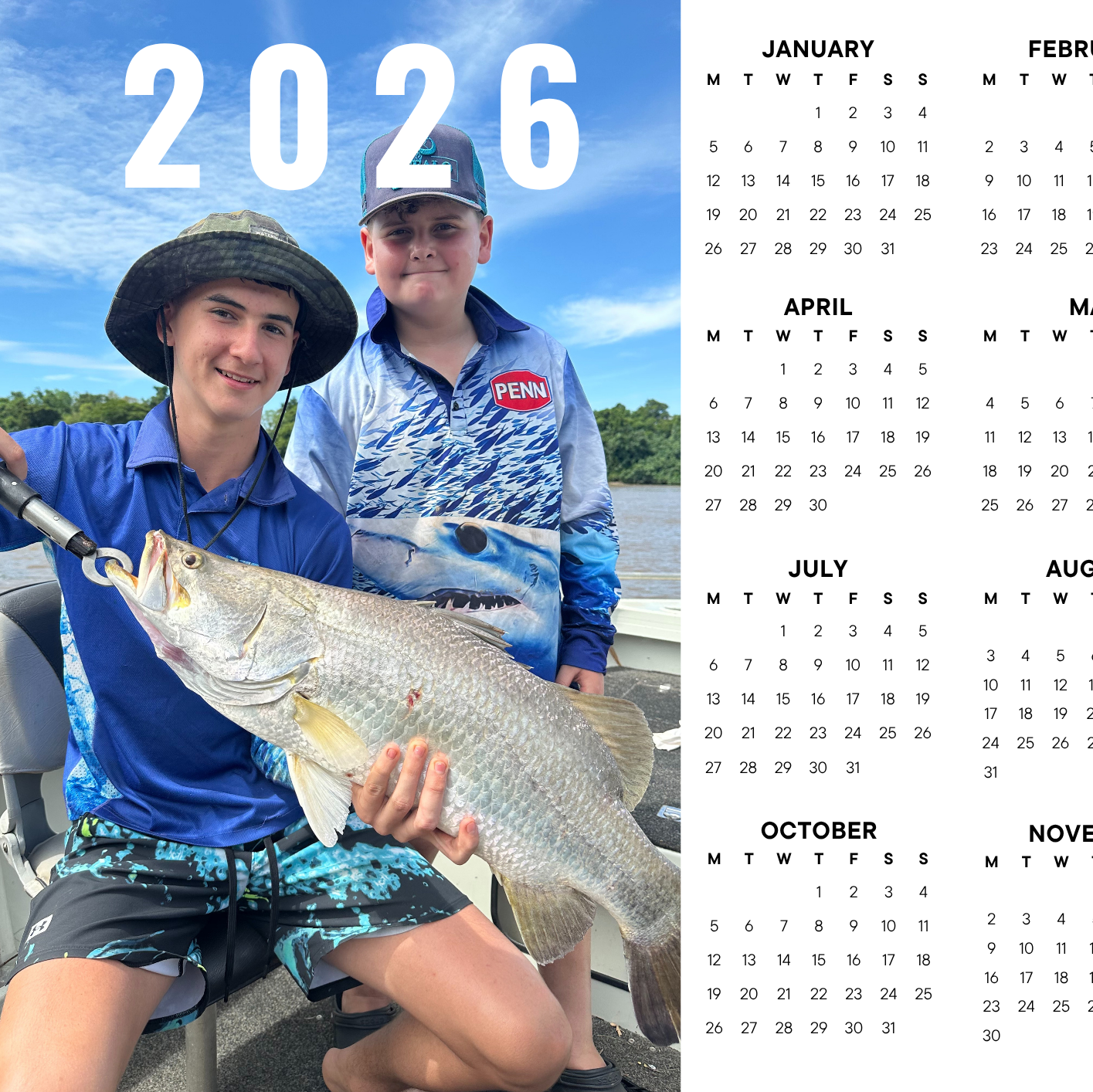 Magnetic Photo Calendar (2026) | FULL