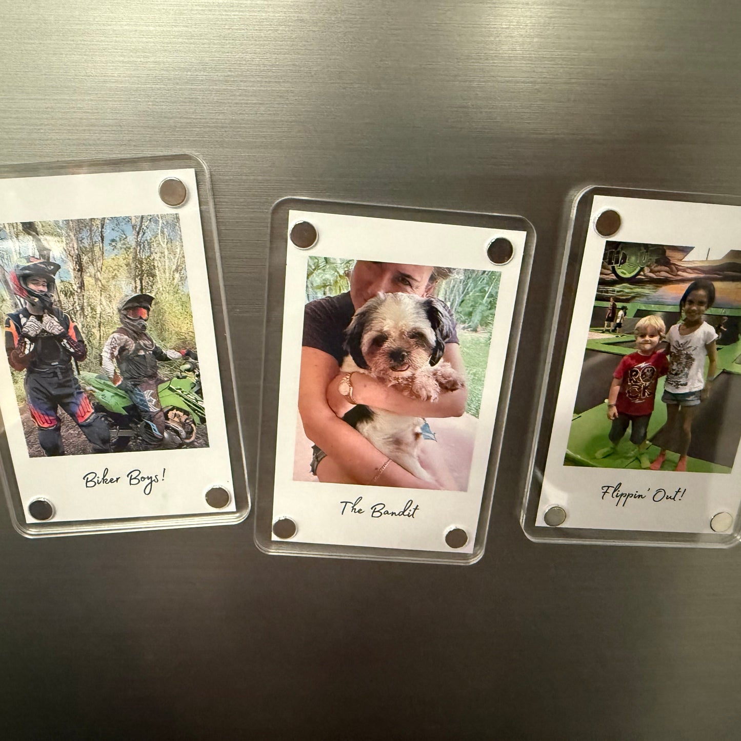 Polaroid Style Fridge Magnets | Set of 4