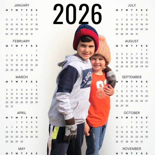 Magnetic Photo Calendar (2026) | Custom