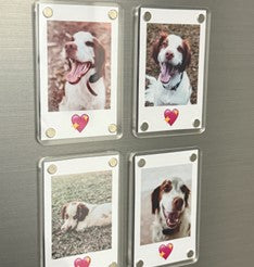 Polaroid Style Fridge Magnets | Set of 4