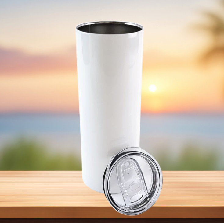 Photo Tumblers with Lid and Straw