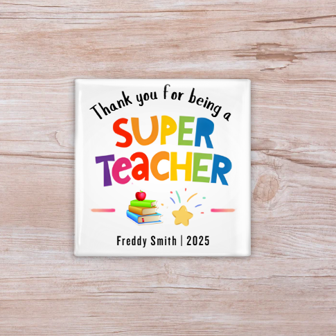 Teacher ThankYou Magnets | Each, Set of 4