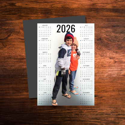 Magnetic Photo Calendar (2026) | Custom