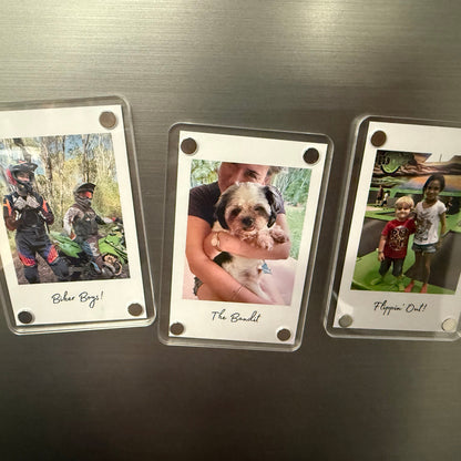 Polaroid Style Fridge Magnets | Set of 4