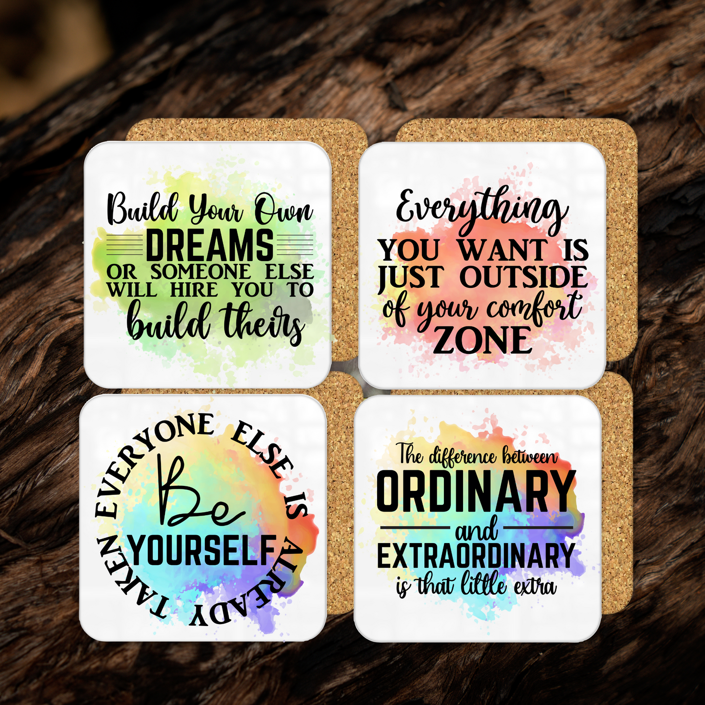 Inspirational Coasters | Each or Set of 4