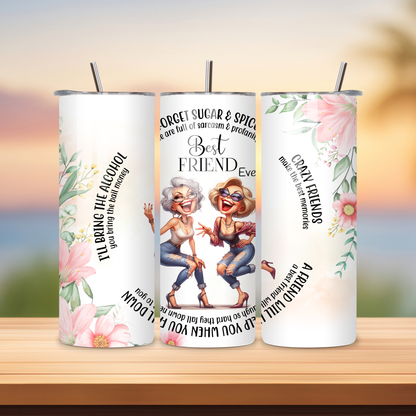 Ready-Made Tumblers with Lid and Straw