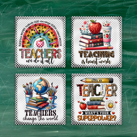 Teacher Magnets | Each, Set of 4