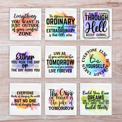 Inspirational Magnets | Each, Set of 4, Set of 9