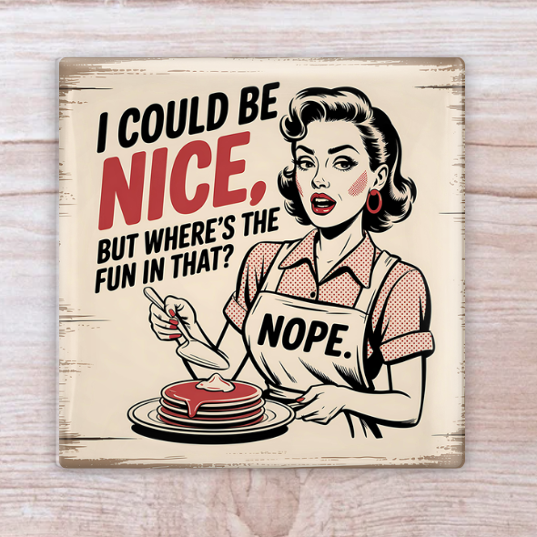 Retro Attitude Magnets | Each, Set of 4, Set of 9