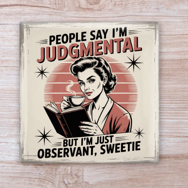 Retro Attitude Magnets | Each, Set of 4, Set of 9