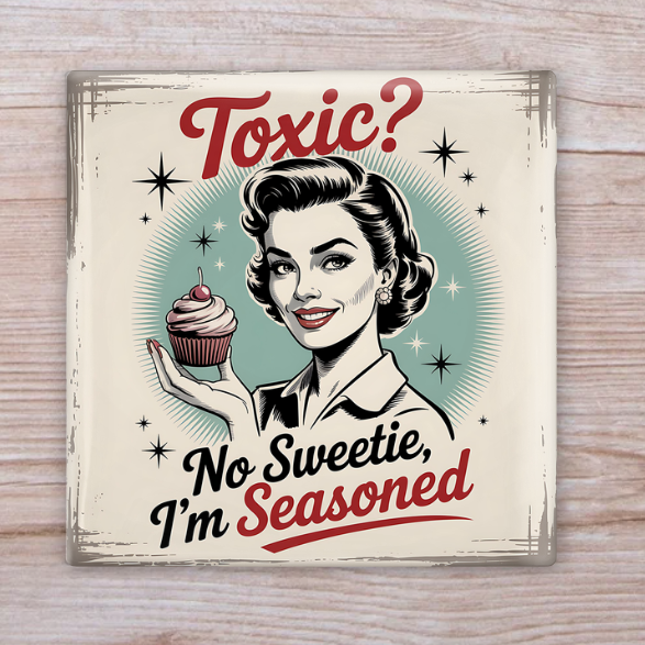 Retro Attitude Magnets | Each, Set of 4, Set of 9