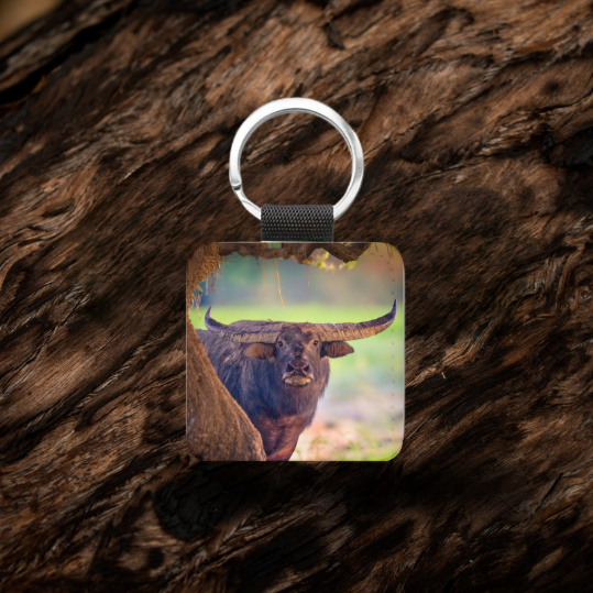 WildFoto PU Leather Keyring