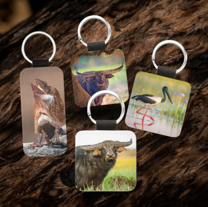 WildFoto PU Leather Keyring