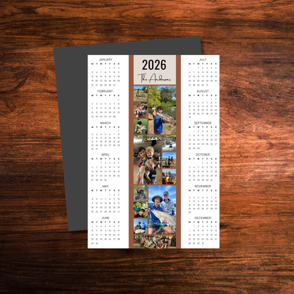Magnetic Photo Calendar (2026) | Strip
