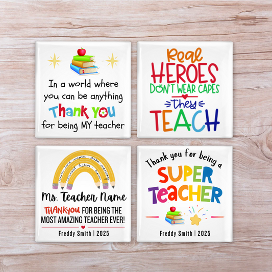 Teacher ThankYou Magnets | Each, Set of 4